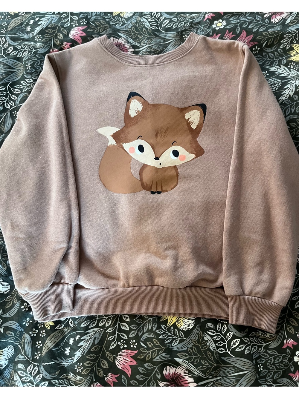 H&M Girls Fox Sweatshirt